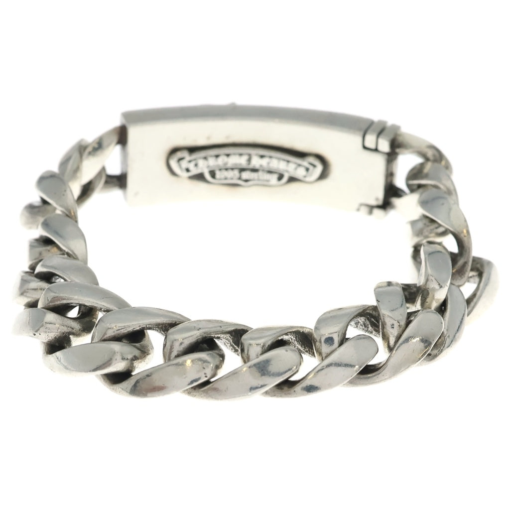 CHROME HEARTS(クロムハーツ) ID DGGR HEART 13LINK ダガーハートIDクラシックリンク シルバーブレスレット