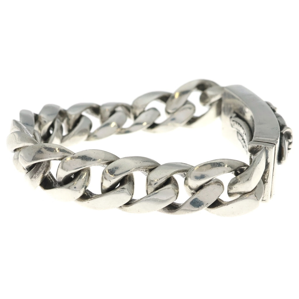 CHROME HEARTS(クロムハーツ) ID DGGR HEART 13LINK ダガーハートIDクラシックリンク シルバーブレスレット
