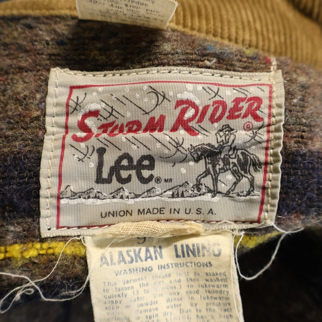 LEE(リー) 70-80S VINTAGE STORM RIDER BLANKET DENIM JACKET ストームライダー ブランケット デニムジャケット インディゴ