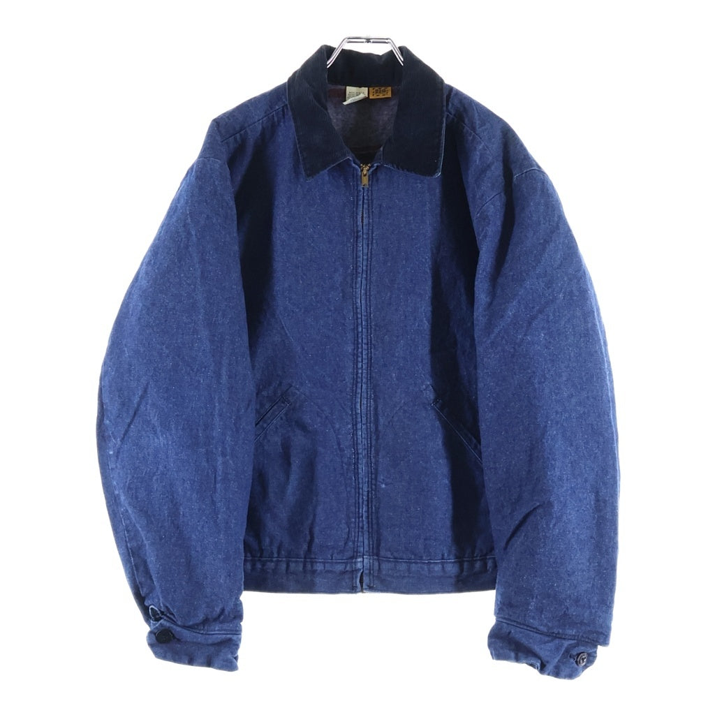 VINTAGE(ヴィンテージ) 80S BIG BEN BY WRANGLER BLANKET ZIP UP DENIM JACKET ビッグ ベン ラングラー デニム ブランケット ジップアップ ジャケット インディゴ 5LRLL833R