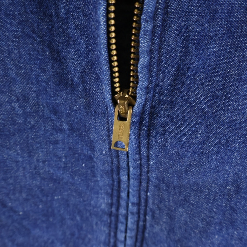 VINTAGE(ヴィンテージ) 80S BIG BEN BY WRANGLER BLANKET ZIP UP DENIM JACKET ビッグ ベン ラングラー デニム ブランケット ジップアップ ジャケット インディゴ 5LRLL833R