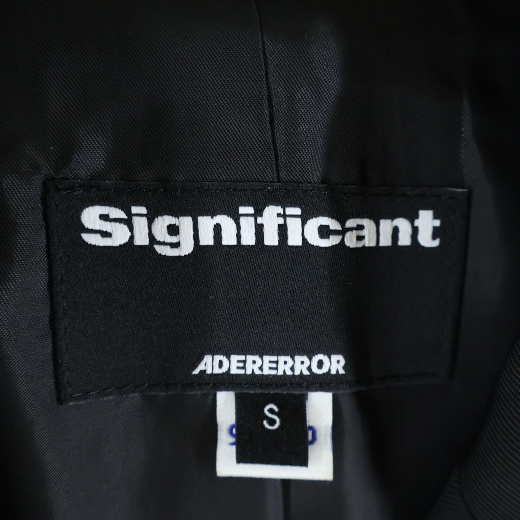 ADER ERROR(アーダーエラー) SIGNIFICANT Sig BK Tag Blazer 03 3B ブレザー テーラードジャケット ブラック BO42FYJK0104BK