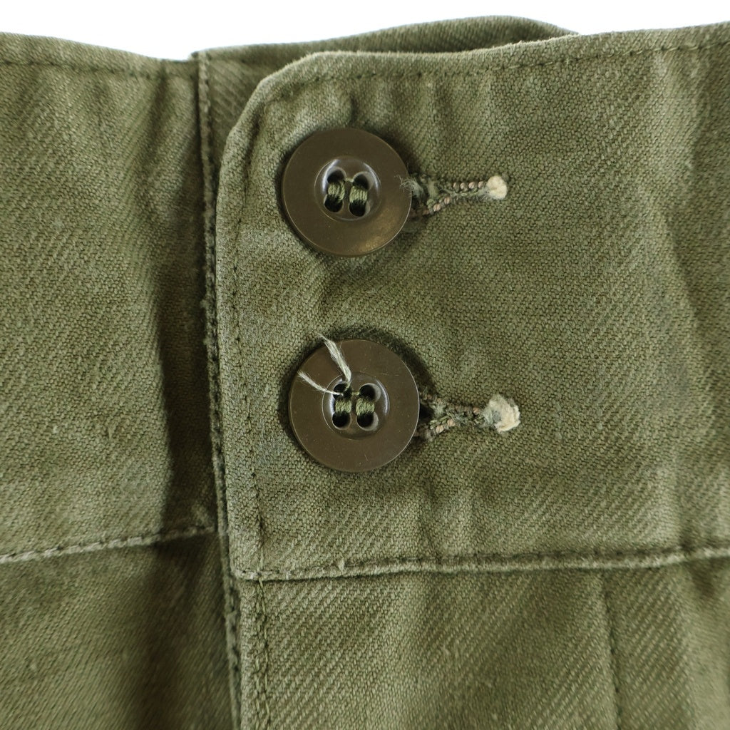 VINTAGE(ヴィンテージ) 50S FRENCH ARMY Savo le creusot M-47 CARGO PANTS フランス軍 M‐47 前期型 カーゴパンツ カーキ