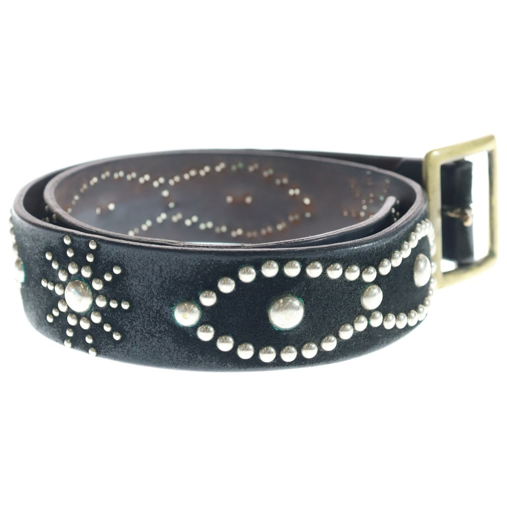 HTC(エイチティーシー) PEANUTS SILVER STUDS BLACK LEATHER ピーナッツシルバースタッズブラックレザー ブラック