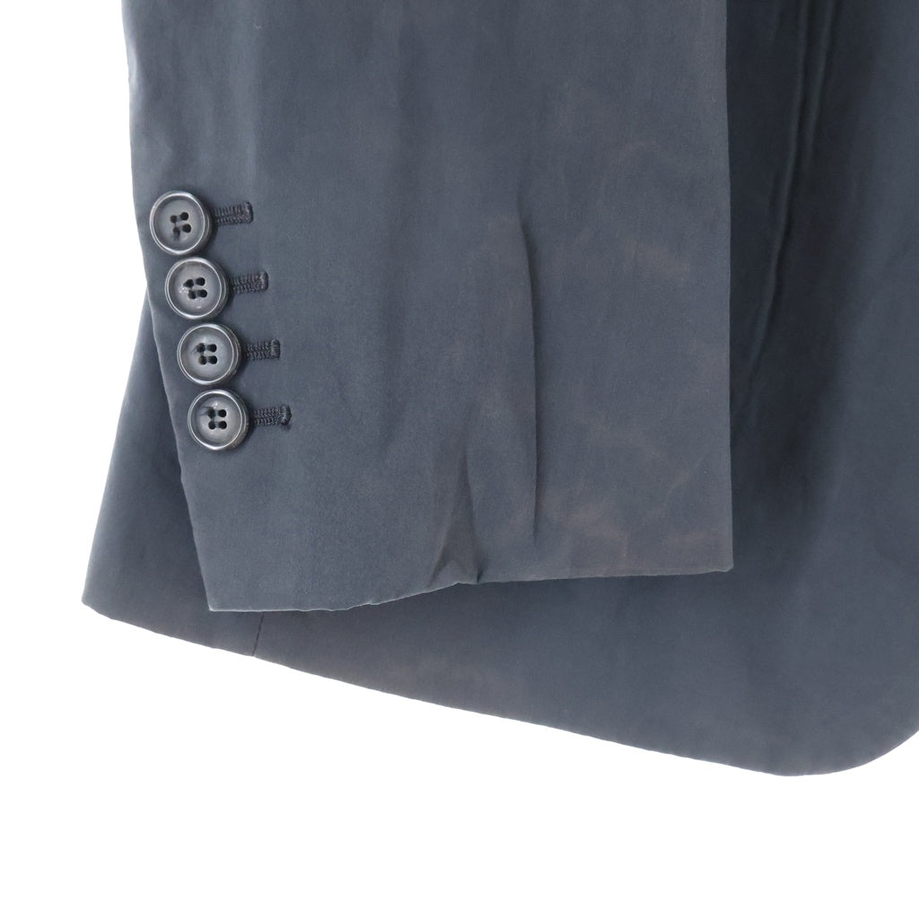 PRADA(プラダ) COTTON TAILORED JACKET 3B コットン ポリエステル混 テーラードジャケット 48R ブラック 001848