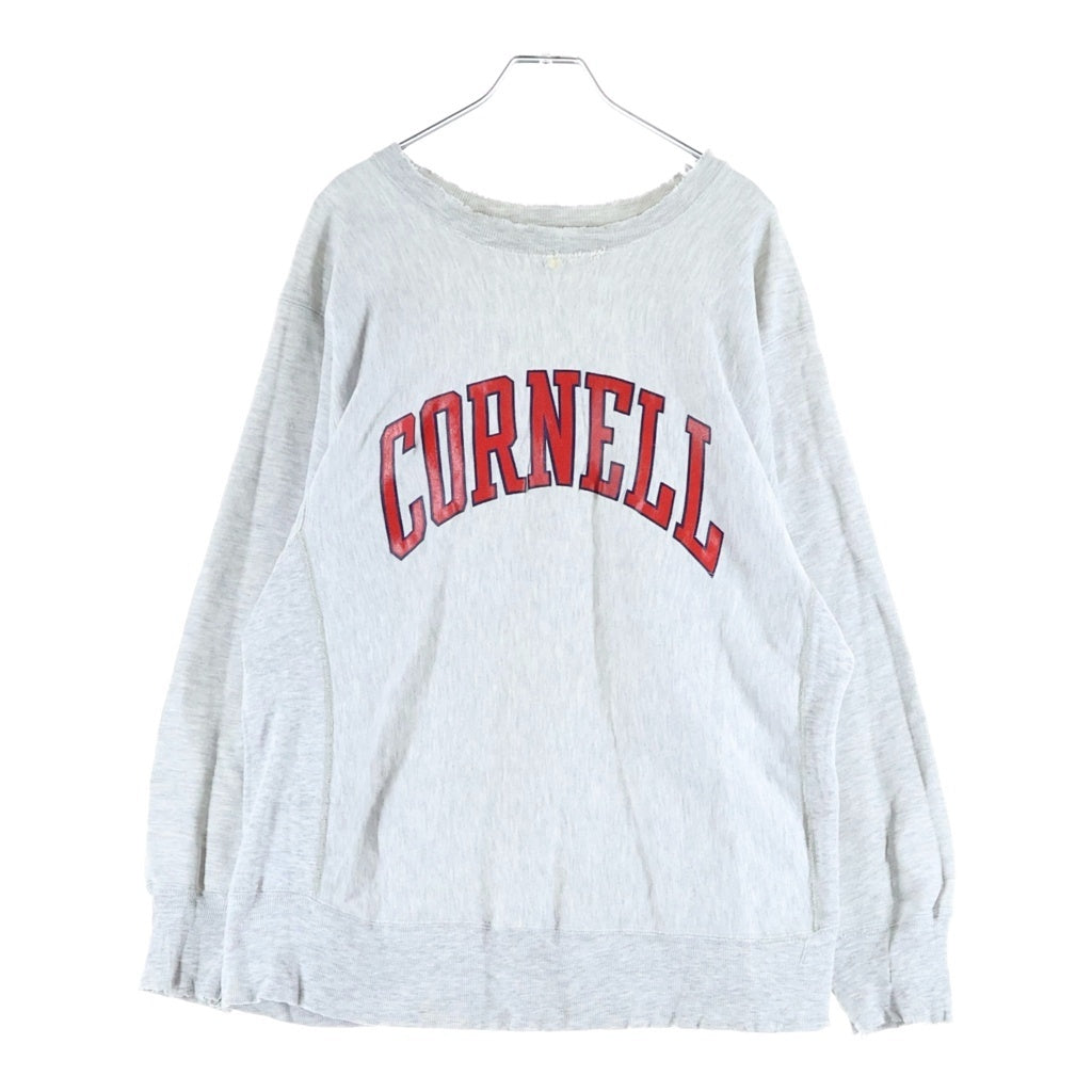 CHAMPION(チャンピオン) 80S REVERSE WEAVE CORNELL トリコタグ リバースウィーブ クルーネックスウェットトレーナー グレー