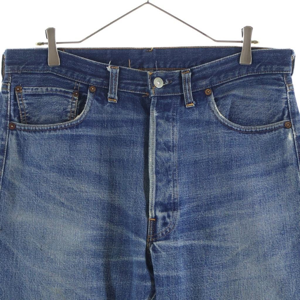 Levi's(リーバイス) 70S VINTAGE 501 BIG E 後期 ボタン裏刻印2 並行ステッチ 足長R デニムパンツ インディゴ