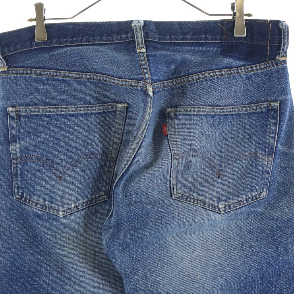 Levi's(リーバイス) 70S VINTAGE 501 BIG E 後期 ボタン裏刻印2 並行ステッチ 足長R デニムパンツ インディゴ