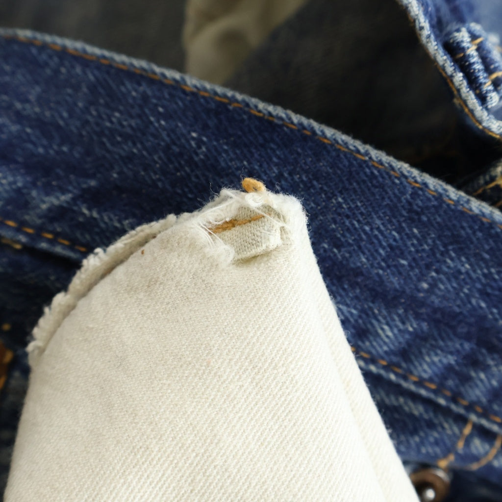 Levi's(リーバイス) 70S VINTAGE 501 BIG E 後期 ボタン裏刻印2 並行ステッチ 足長R デニムパンツ インディゴ