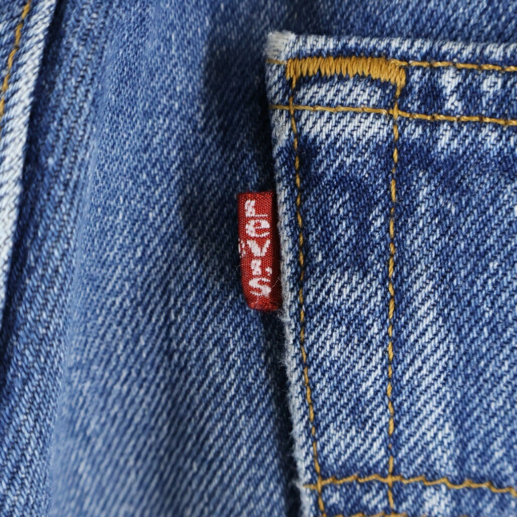 Levi's(リーバイス) 90S VINTAGE 501 USA製 ヴィンテージ スモールe ボタン裏刻印501 脇割り デニムパンツ インディゴ