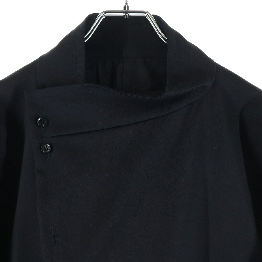 Y's(ワイズ) ASYMMETRY JACKET アシンメトリー 変形 ジャケット ブラック YN-J31-100