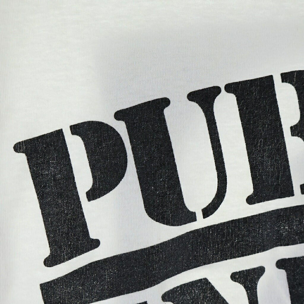 VINTAGE(ヴィンテージ) 90-00S PUBLIC ENEMY TARGET LOGO パブリックエネミー USA製 両面プリント 半袖Tシャツ カットソー ホワイト