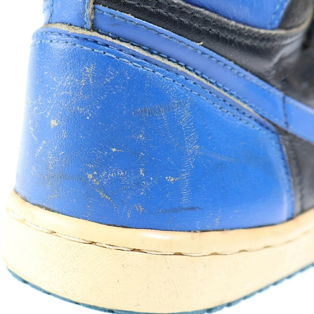 NIKE(ナイキ) 【観賞用 1985年製】 AIR JORDAN 1 ROYAL エアジョーダン1 ロイヤルブルー ハイカットスニーカー ブルー/ブラック US8/26cm 851101