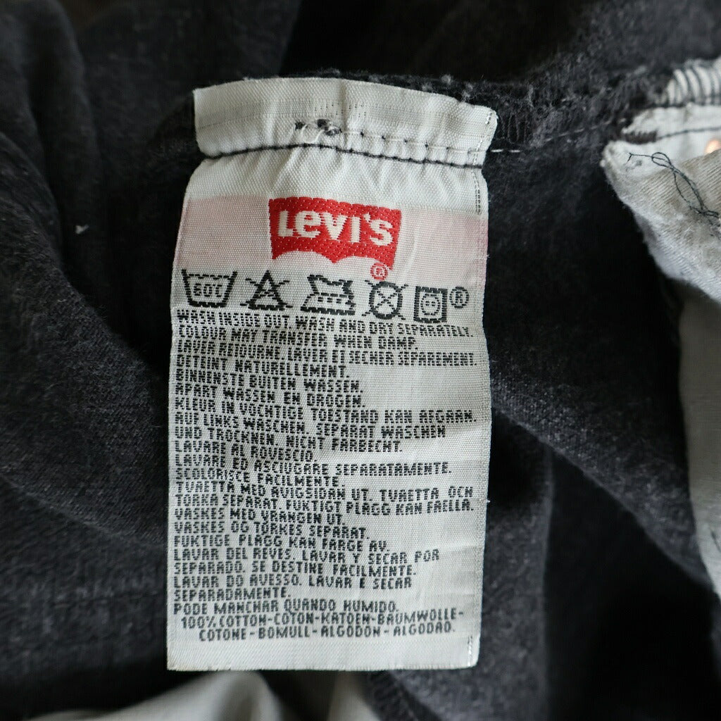 Levi's(リーバイス) 90S 501 スモールe ボタン裏刻印252 後染め デニムパンツ ブラック
