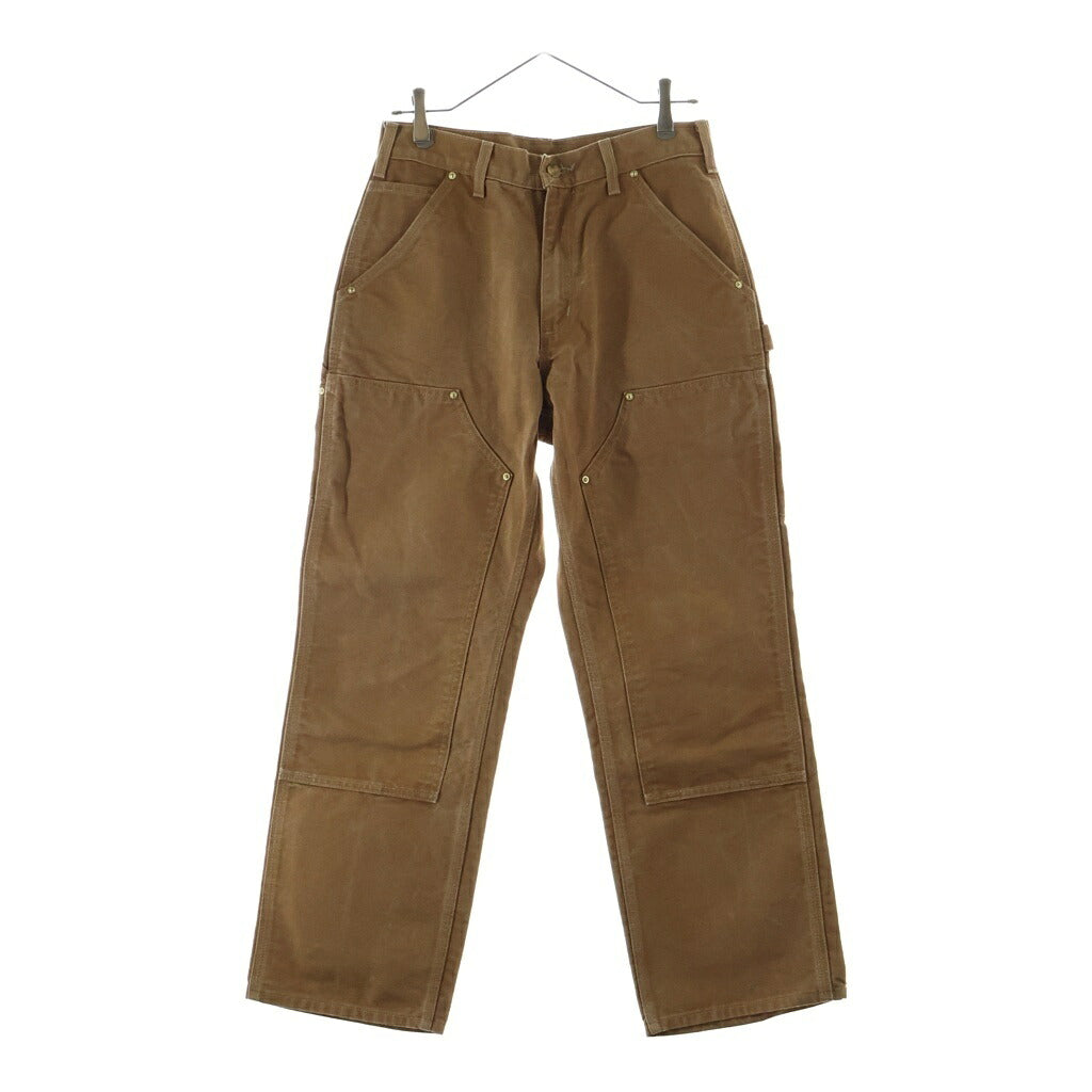 CARHARTT(カーハート) 10S DOUBLE KNEE LOOSE ORIGINAL FIT ダブルニー ダック パンツ ブラウン B01-BRN