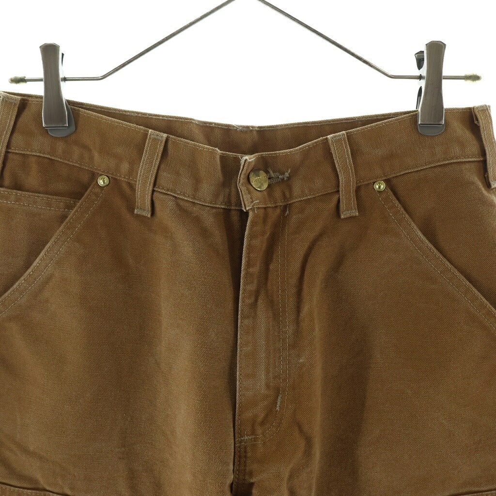 CARHARTT(カーハート) 10S DOUBLE KNEE LOOSE ORIGINAL FIT ダブルニー ダック パンツ ブラウン B01-BRN