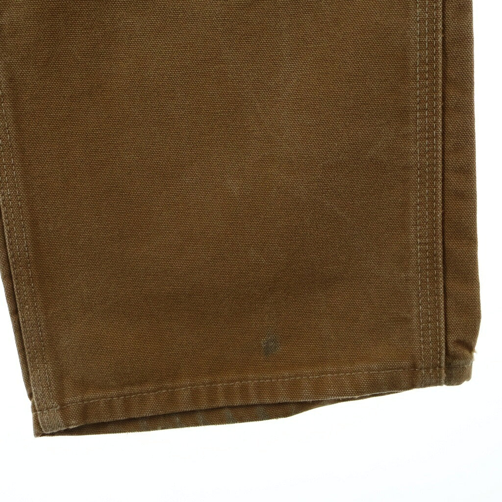 CARHARTT(カーハート) 10S DOUBLE KNEE LOOSE ORIGINAL FIT ダブルニー ダック パンツ ブラウン B01-BRN