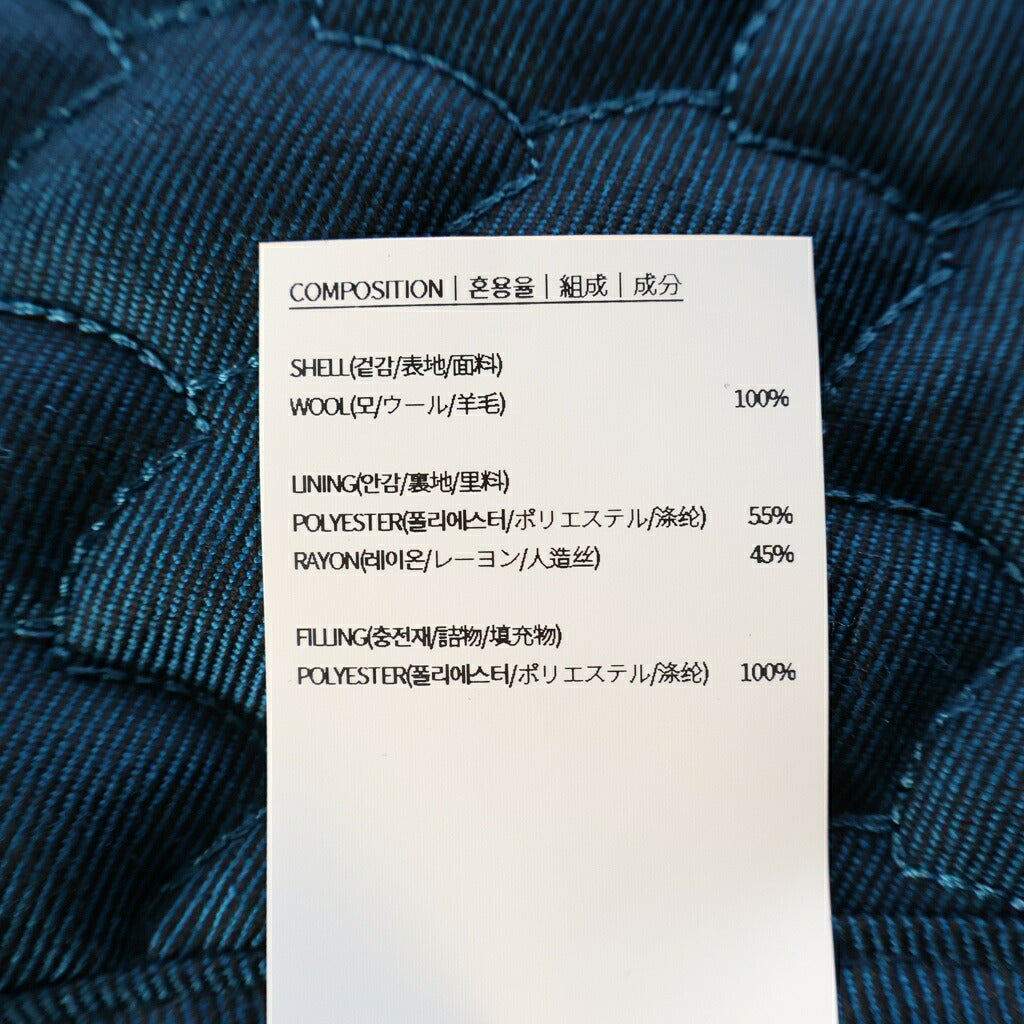ADER ERROR(アーダーエラー) QUILTED JACKET 1401 TURQOISE キルティング ジャケット ターコイズ ブルー BP01FWJK1401TQ