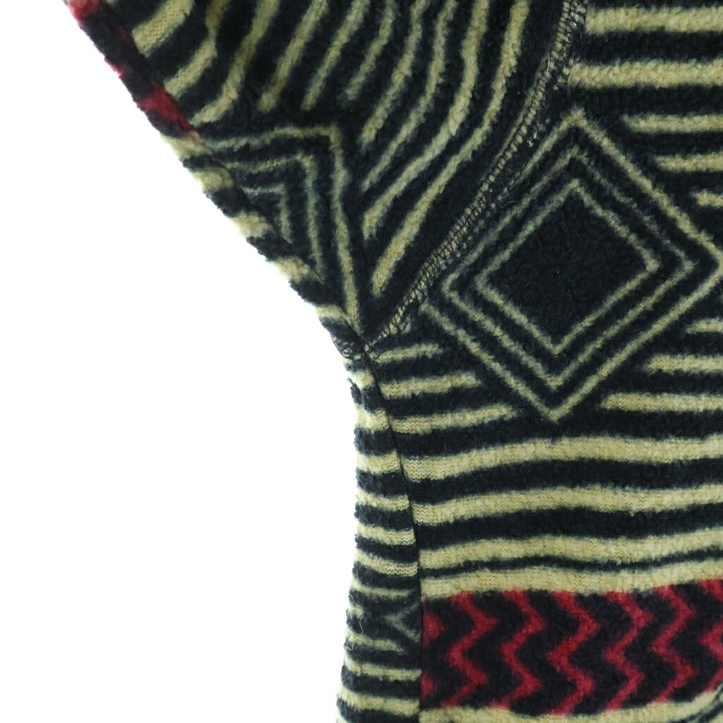 PATAGONIA(パタゴニア) 90S ブルズアイ柄 ハーフジップフリースジャケット USA製 長袖ハーフジップボアジャケット マルチカラー