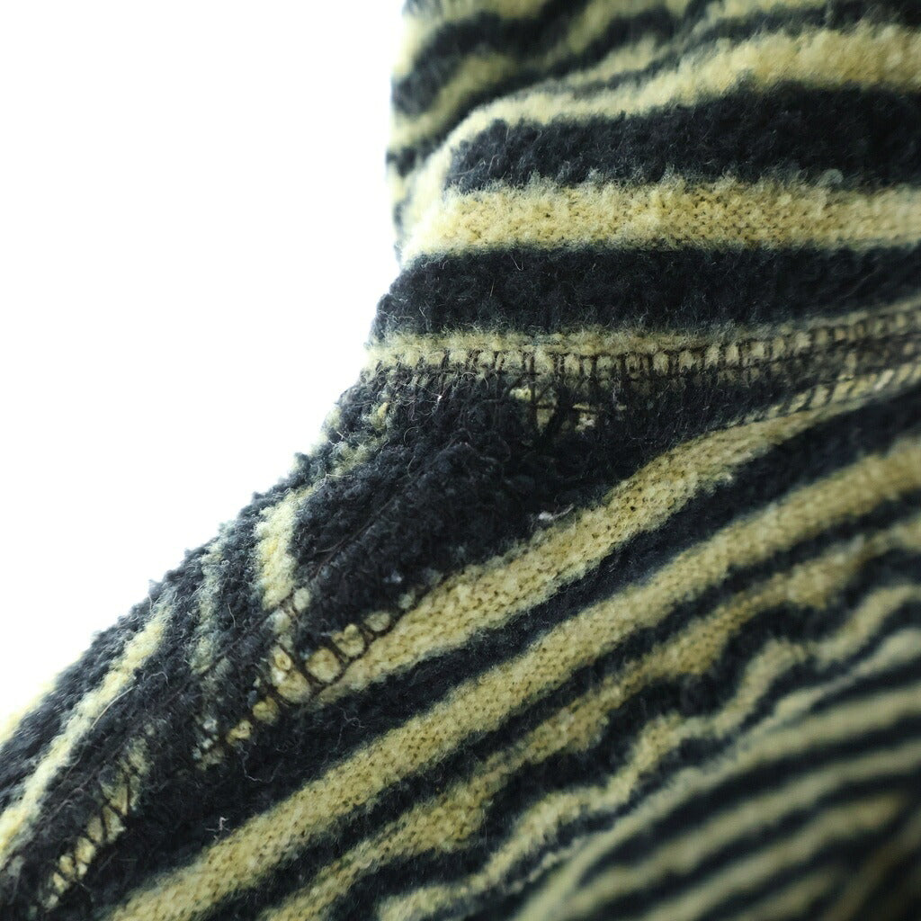 PATAGONIA(パタゴニア) 90S ブルズアイ柄 ハーフジップフリースジャケット USA製 長袖ハーフジップボアジャケット マルチカラー