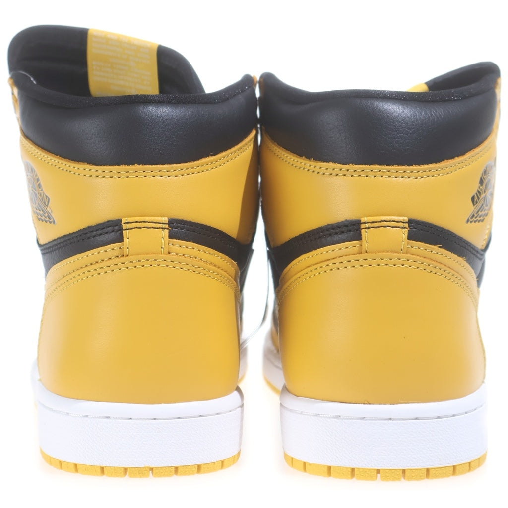 NIKE(ナイキ) AIR JORDAN1 RETRO HIGH OG POLLEN エアジョーダン1 パラン ハイカットスニーカー イエロー/ブラック 555088-701 US11/29cm