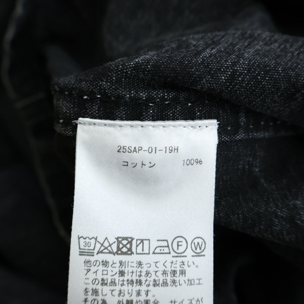 A.PRESSE(アプレッセ) 25SS Vintage Hunting Jacket アプラッセ ヴィンテージ ハンティング ジャケット リバーシブルファスナー ブラック 25SAP-01-19H-BLACK
