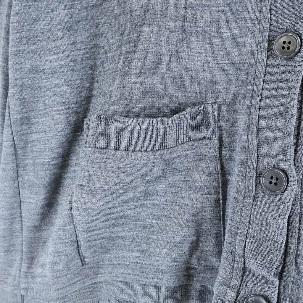 THOM BROWNE(トムブラウン) Vネック カーディガン グレー レディース FJT080A-05596055