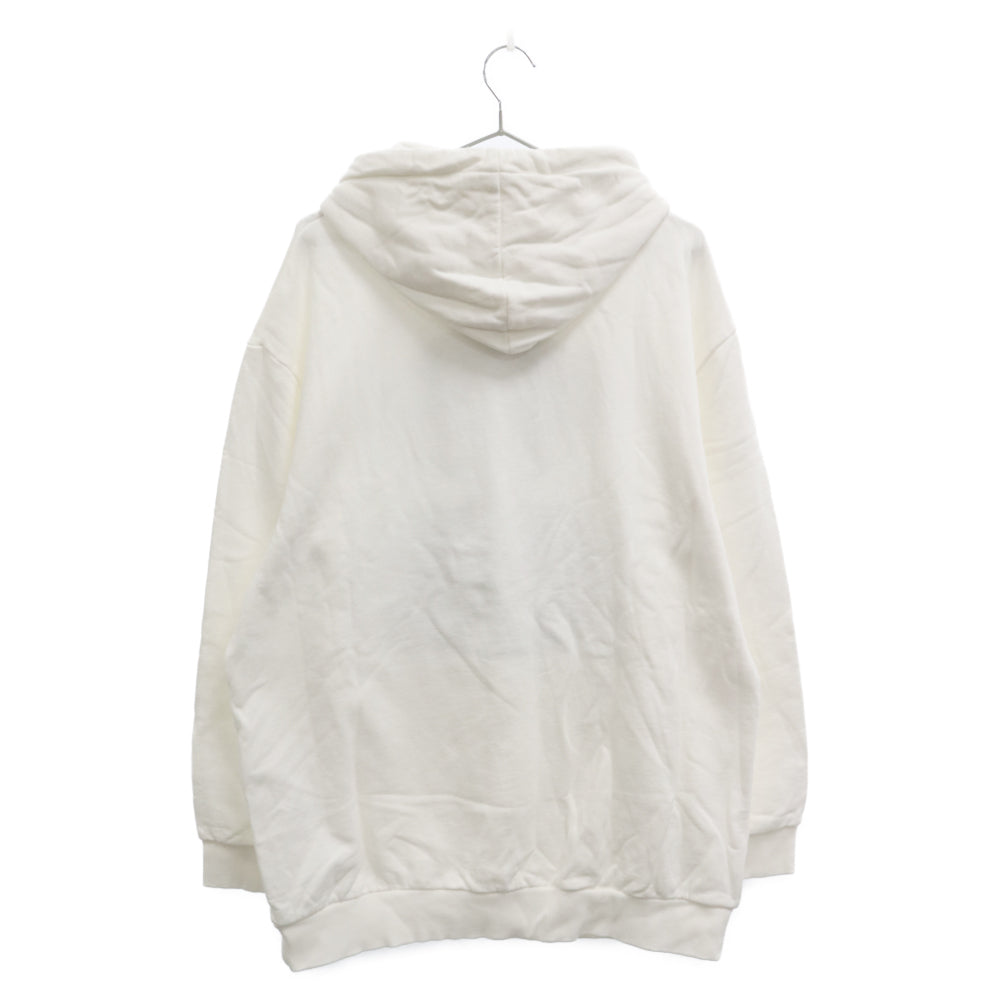 CELINE(セリーヌ) 22SS×Scott Daniel Ellison POP UP限定 スコットダニエル プリント スウェット プルオーバーパーカー フーディー 2Y643670Q ホワイト