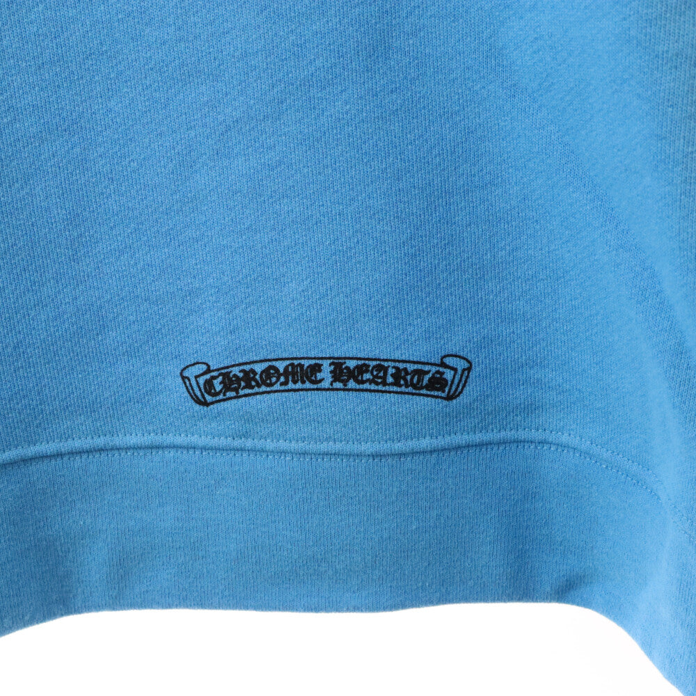 CHROME HEARTS(クロムハーツ) ×MATTY BOY BRAIN NEW U CREW マッティボーイ ブレインニュー スウェットトレーナー ブルー
