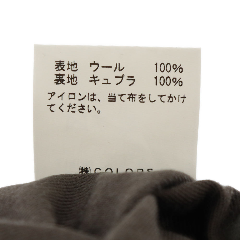 ALLEGE(アレッジ) 20AW センタープレスウールスラックスパンツ モクグレー AL20W-PT01