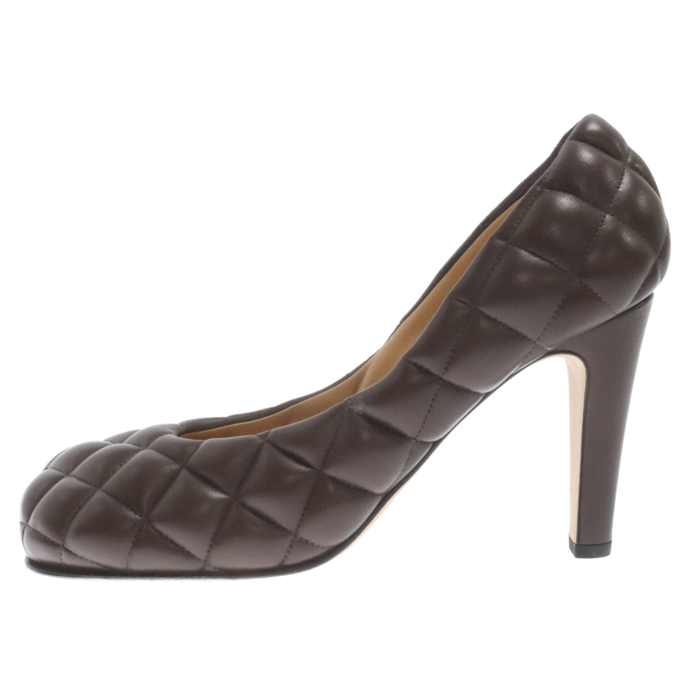 BOTTEGA VENETA(ボッテガヴェネタ) パデッド レザーパンプス レディース ブラウン