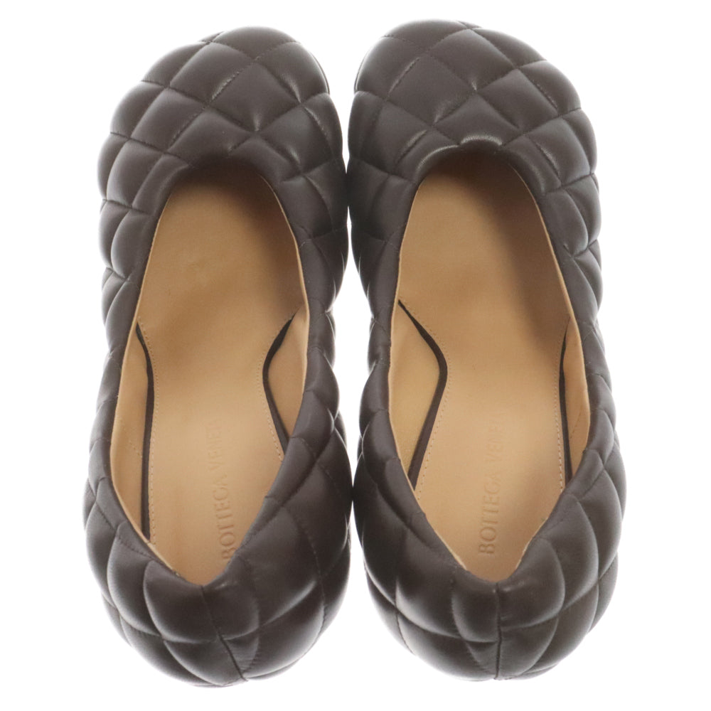BOTTEGA VENETA(ボッテガヴェネタ) パデッド レザーパンプス レディース ブラウン