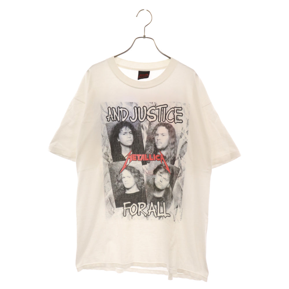 VINTAGE(ヴィンテージ) 90s METALLICA 1988 AND JUSTICE FOR ALL ヴィンテージ メタリカ 半袖Tシャツ ホワイト