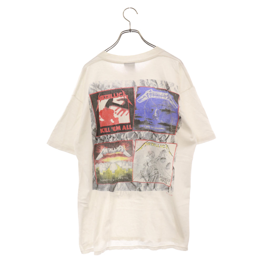 VINTAGE(ヴィンテージ) 90s METALLICA 1988 AND JUSTICE FOR ALL ヴィンテージ メタリカ 半袖Tシャツ ホワイト