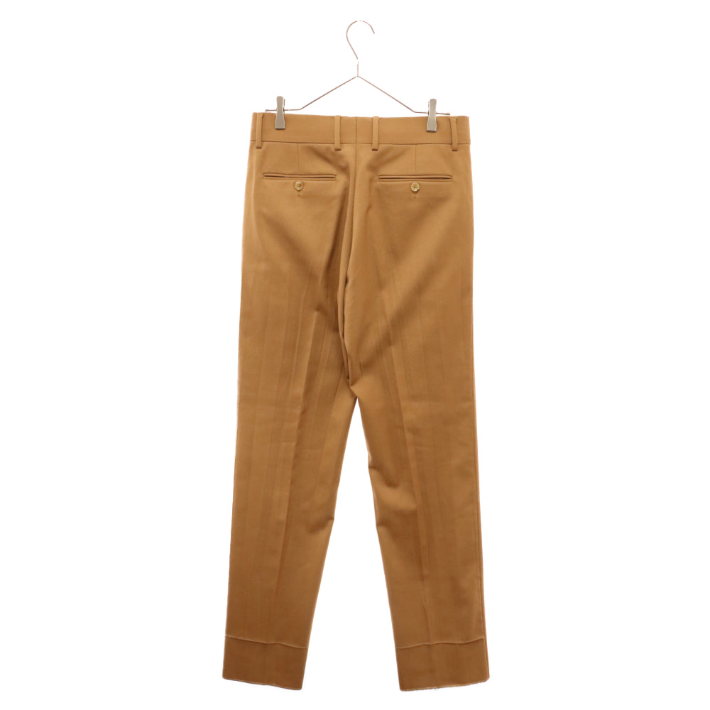 GUCCI(グッチ) 16SS ツイル ストレッチ フォーマルパンツ スラックスパンツ ブラウン 398954