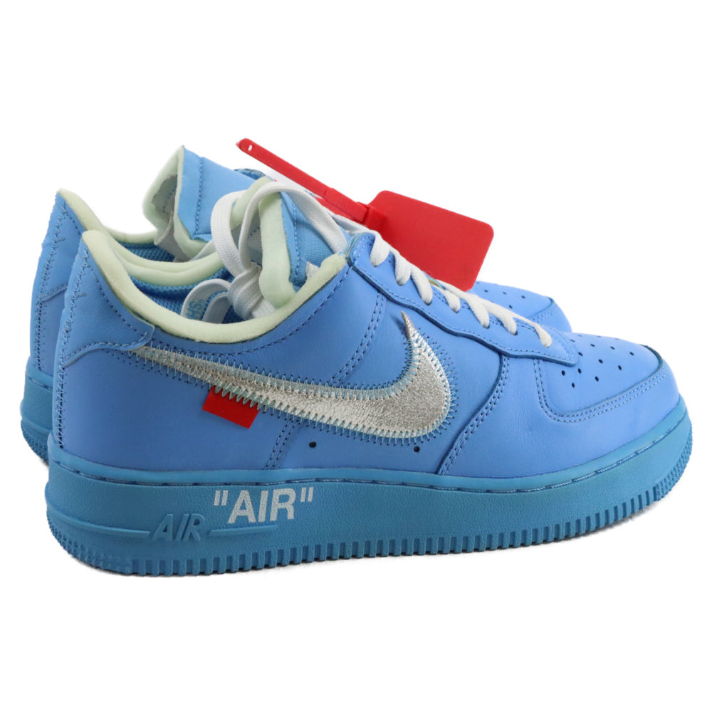 NIKE(ナイキ) ×OFF-WHITE AIR FORCE 1 LOW MCA オフホワイト エムシーエーエアフォース1 ローカットスニーカー CI1173-400 ブルー US6.5/24.5cm
