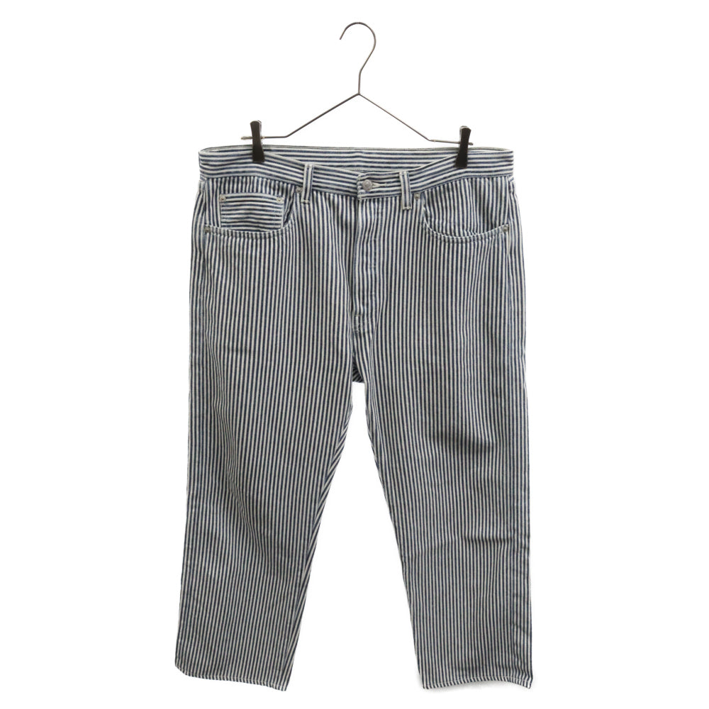 Levi's(リーバイス) × NIGO HICKORY STRIPE 501 A5903-0000 ヒッコリーストライプパンツ ホワイト/ネイビー