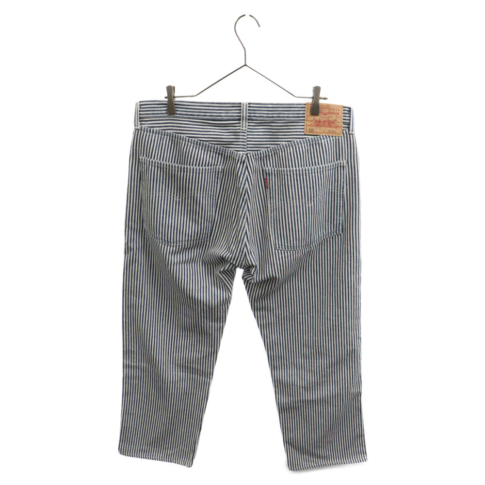 Levi's(リーバイス) × NIGO HICKORY STRIPE 501 A5903-0000 ヒッコリーストライプパンツ ホワイト/ネイビー