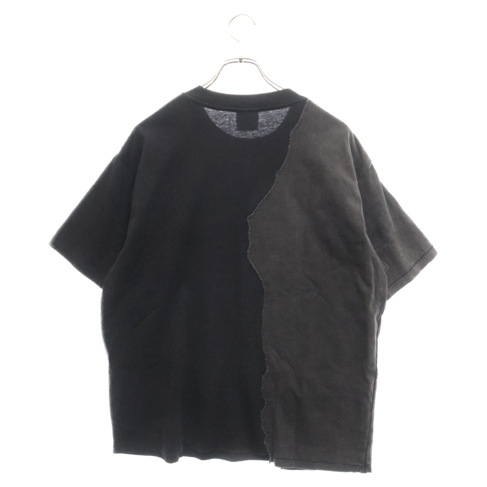 X-LARGE(エクストララージ) 24SS ×サボタージュジャパンリミテッドエディション MASHED-UP S/S TEE  マッシュアップショート 半袖Tシャツ  SBTGXL-001-JP-BLK