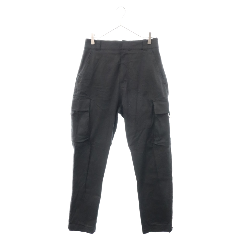 Dior HOMME(ディオールオム) Cargo Pants ロゴパッチ カーゴパンツ ブラック 013C101A3866