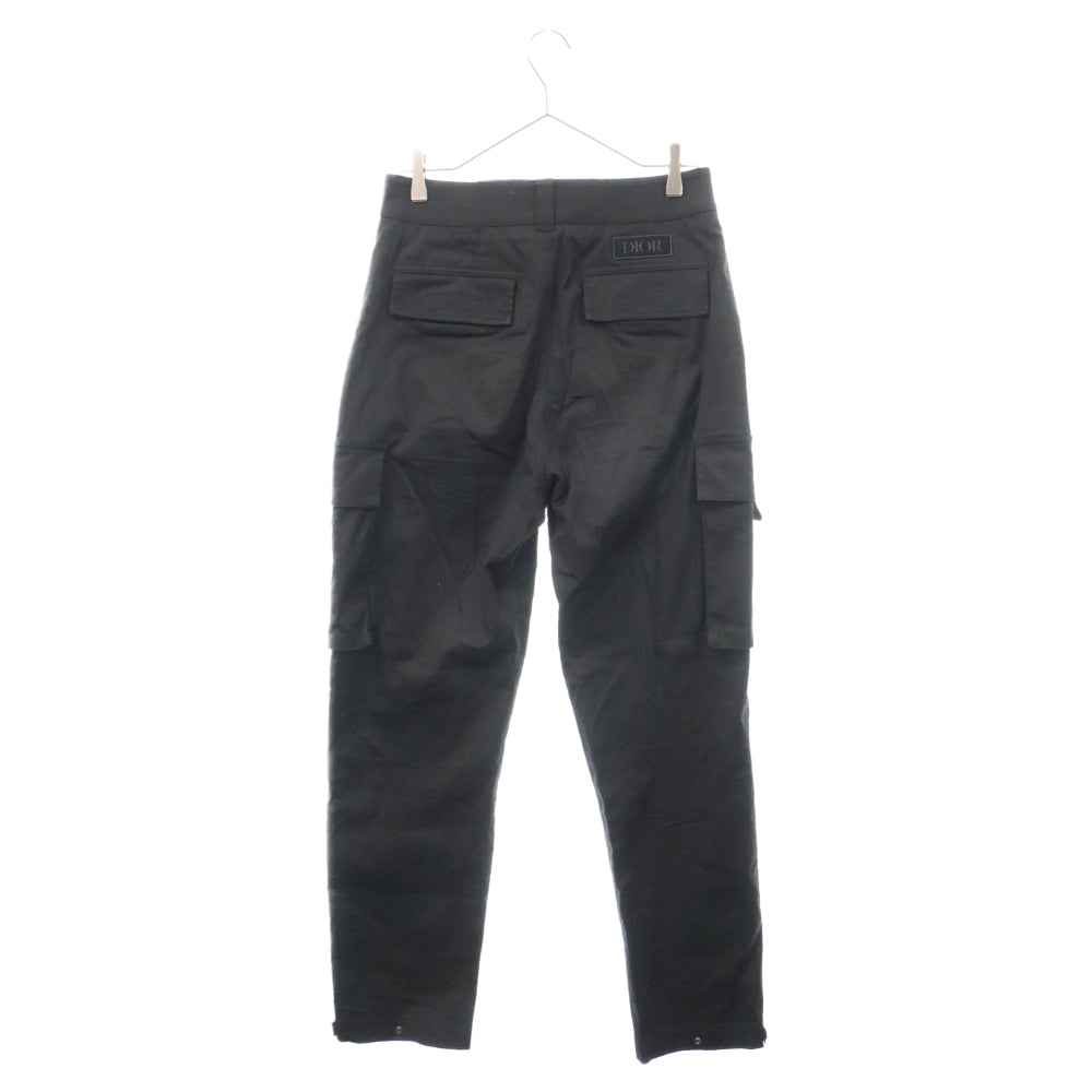 Dior HOMME(ディオールオム) Cargo Pants ロゴパッチ カーゴパンツ ブラック 013C101A3866