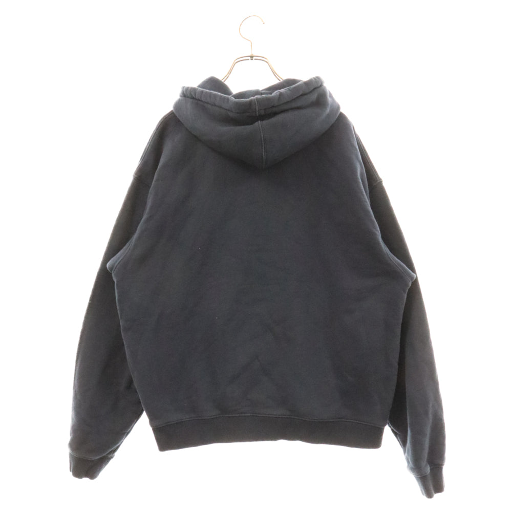 KITH(キス) ×Sadelle サデレス フロントエンブロイダリーロゴ プルオーバー スウェットパーカー ネイビー KHM030970