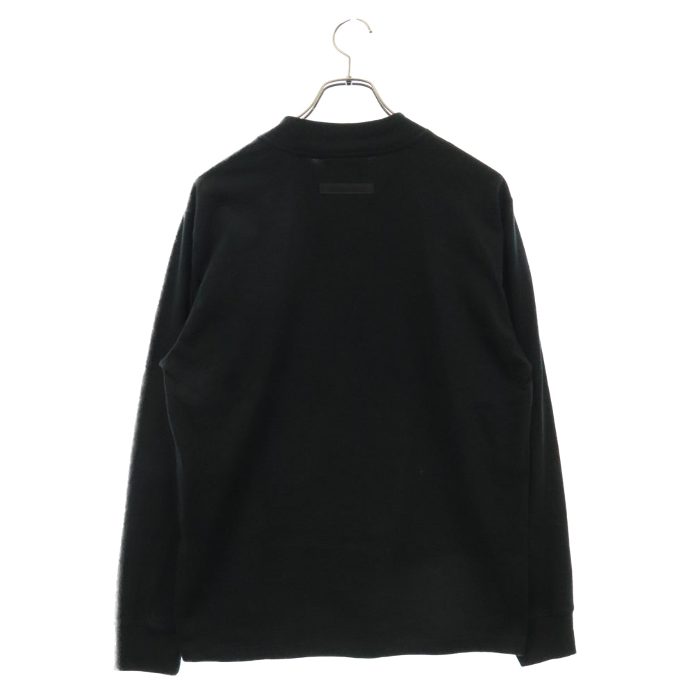 FOG Essentials(エフオージー エッセンシャルズ) 22SS Core Collection L/S T-shirt リフレクトロゴプリント カットソー 長袖Tシャツ ブラック