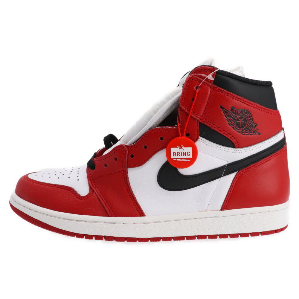 NIKE(ナイキ) 2015年 AIR JORDAN 1 RETRO HIGH OG CHICAGO 555088-101 エアジョーダン1ハイカットスニーカー シカゴ US12/30cm ホワイト/レッド