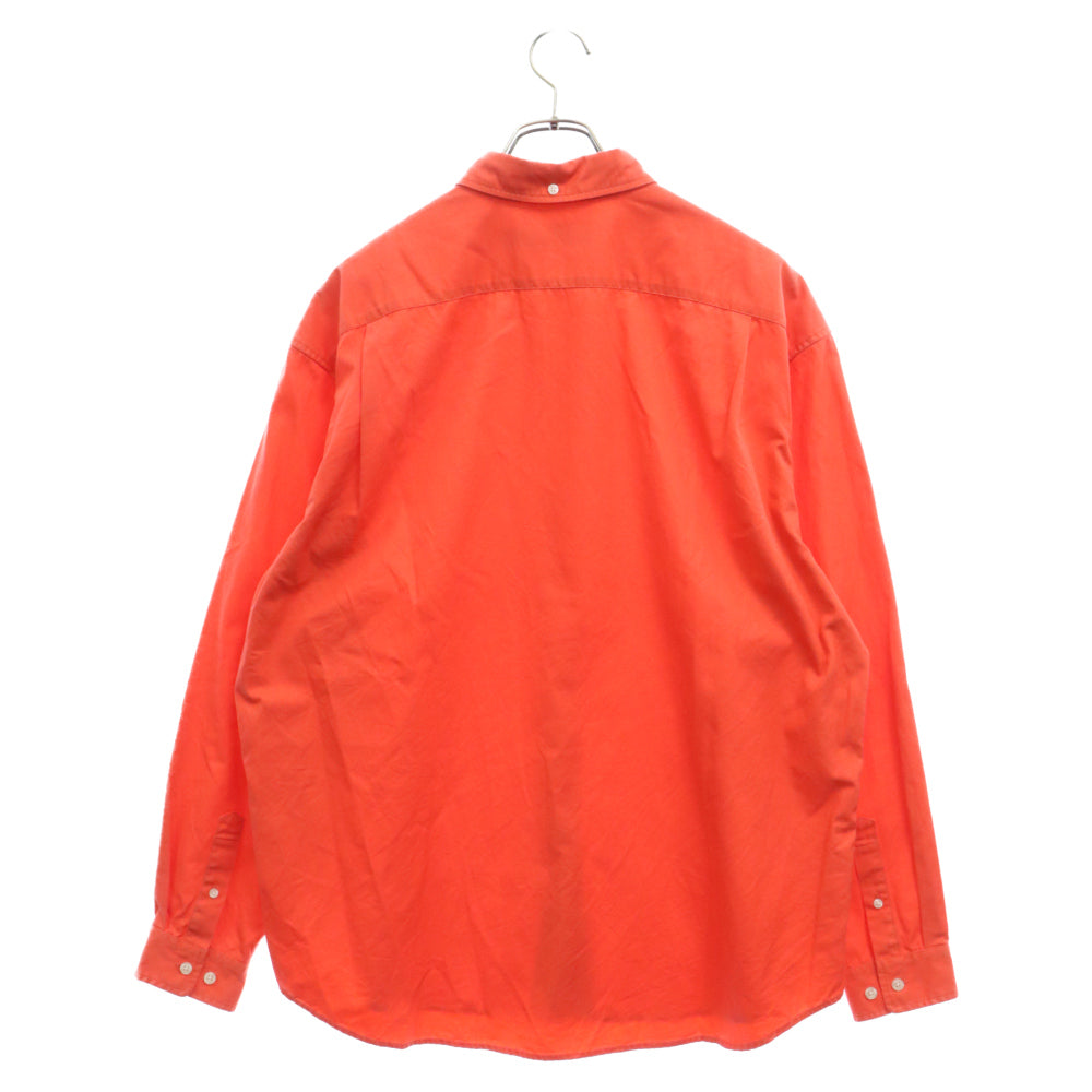 SUPREME(シュプリーム) 23AW Small Box Shirt スモールボックスロゴ 長袖ボタンダウンシャツ オレンジ