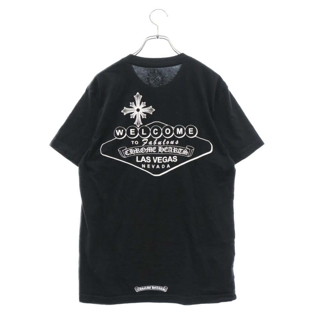 CHROME HEARTS(クロムハーツ) CH T-SHRT LTD ラスベガス限定ラスベガスサインバックプリント半袖Tシャツ ブラック