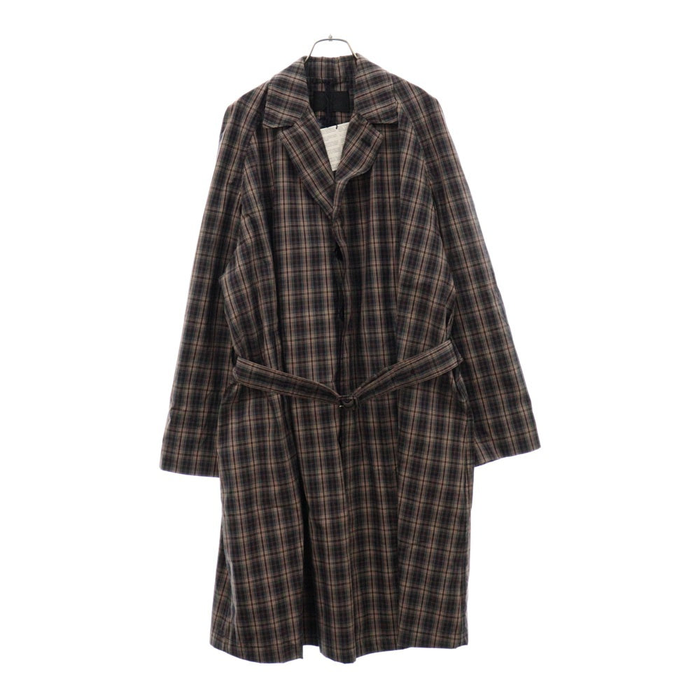 PRADA(プラダ) バック三角デザインコットンチェックコート マルチ SGC214 S231 120E