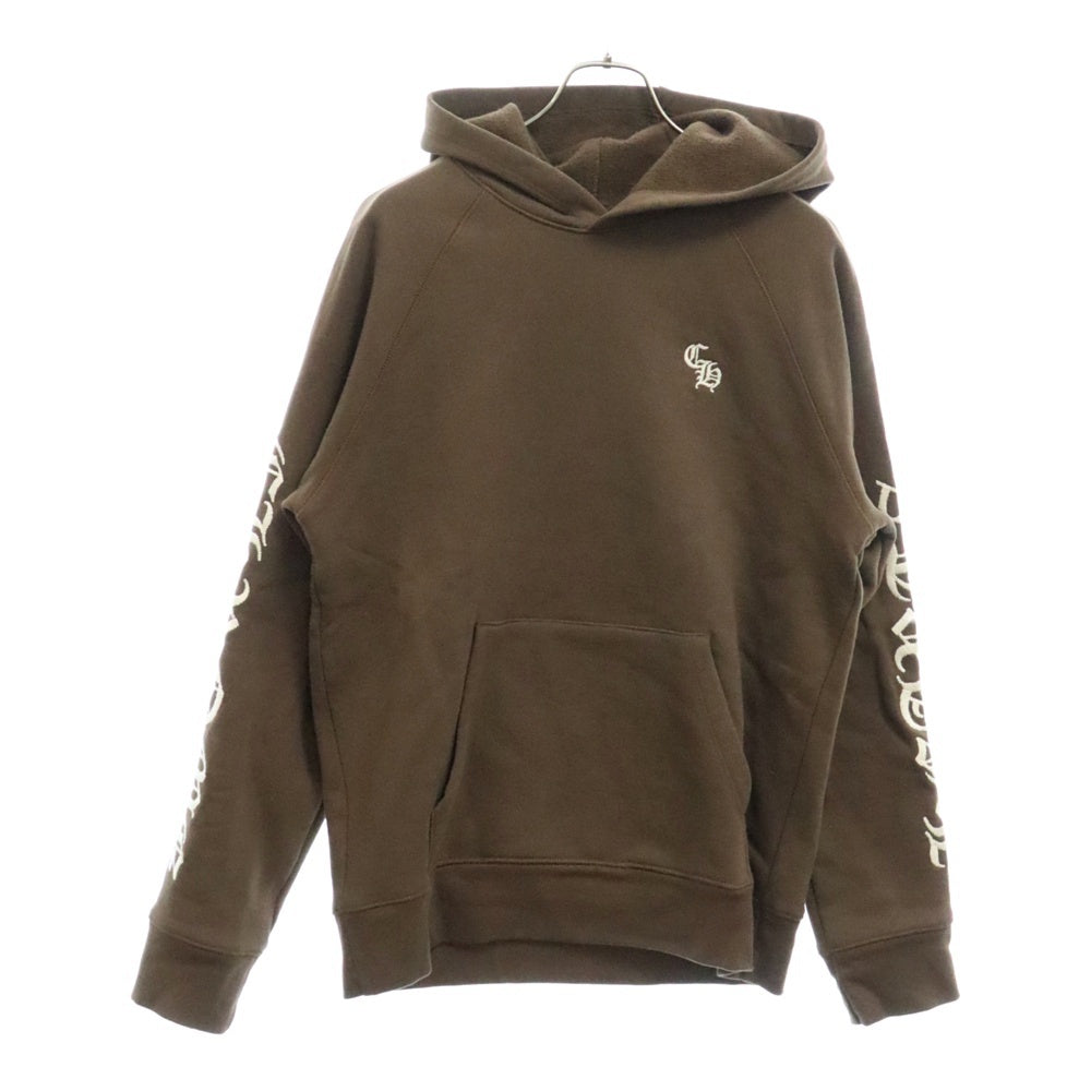CHROME HEARTS(クロムハーツ) Y NOT SLO RIDE HD PLVR ワイノット CH刺繍 プルオーバー スウェット パーカー ブラウン