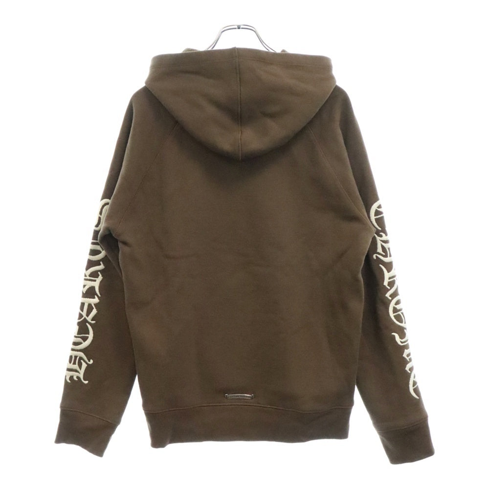 CHROME HEARTS(クロムハーツ) Y NOT SLO RIDE HD PLVR ワイノット CH刺繍 プルオーバー スウェット パーカー ブラウン