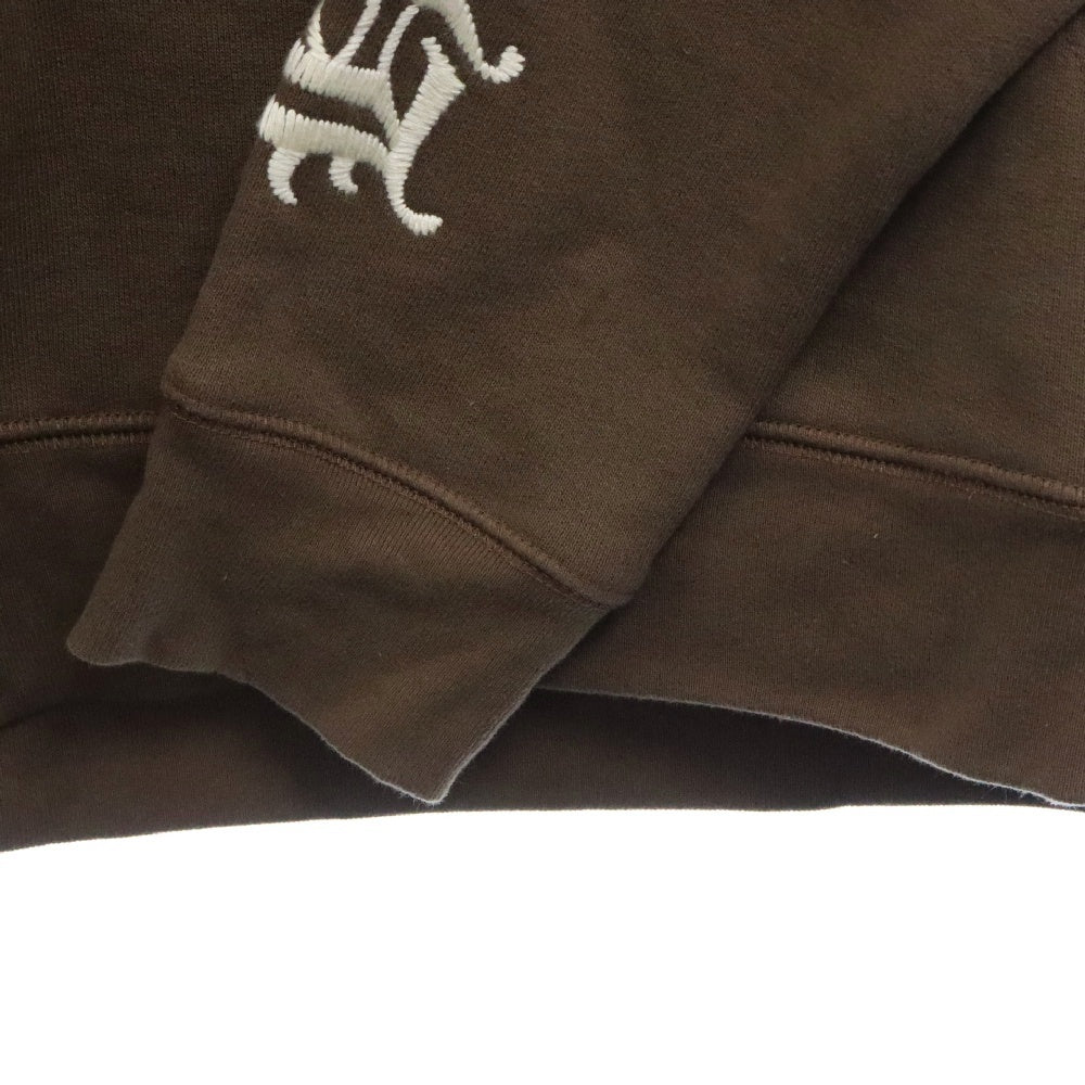 CHROME HEARTS(クロムハーツ) Y NOT SLO RIDE HD PLVR ワイノット CH刺繍 プルオーバー スウェット パーカー ブラウン